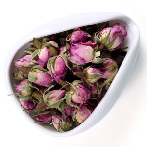 Premium French Pink Rose Buds – Organic Certified Dried Floral Herbal Tea, Bulk Wholesale for Tea Blends & Health Products