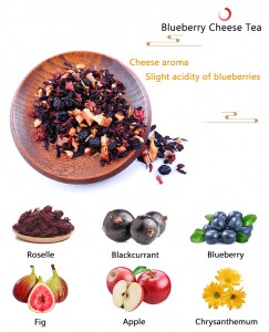 Premium Blueberry Cheese Strawberry Herbal Tea – Customizable Blend for Global Wholesale & Bulk Orders
