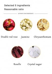 Herbal Harmony Rose Lemon Tea – Premium Functional Tea with Floral & Citrus Notes