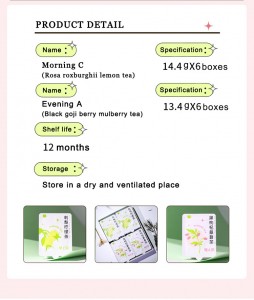 Morning C & Evening A Wellness Tea – Custom Herbal Blends for Global Retailers (Medicinal & Edible Formula)