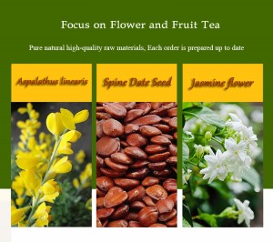 Premium Organic Jasmine & Wild Jujube Tea | Calming Herbal Blend for Sleep Support & Stress Relief