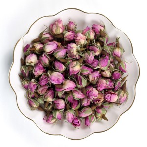 Premium French Pink Rose Buds – Organic Certified Dried Floral Herbal Tea, Bulk Wholesale for Tea Blends & Health Products