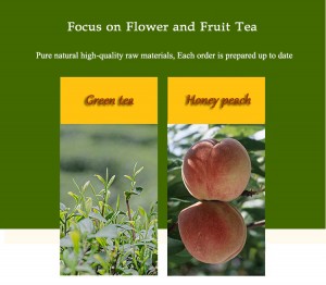 Premium Peach Green Tea Blend – Natural Herbal Formula with Antioxidant Benefits, Customizable for Global Markets