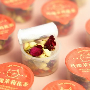 Premium Rose & Jasmine Herbal Tea – Organic Medicinal Blend for Wellness, Customizable Packaging for Global Retail