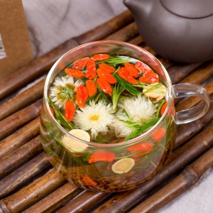 优质菊花枸杞竹叶茶——排毒放松的草本健康配方