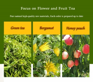 Bergamot Peach Green Tea Blend – Custom Organic Herbal Tea for Relaxation & Wellness