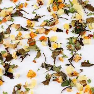 Green Orange & Spearmint Herbal Tea – Natural Ingredients, Customizable for Global Supply