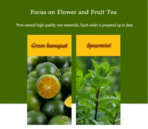 Green Orange & Spearmint Herbal Tea – Natural Ingredients, Customizable for Global Supply