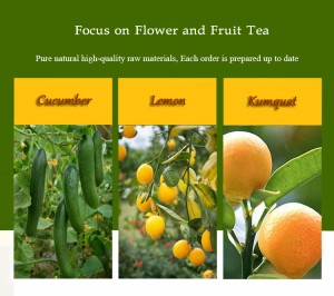 Premium Kumquat Lemon Cucumber Herbal Tea – Customizable Blends for Supermarkets, Restaurants & Health Products (Bulk Order Available)