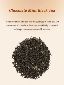Premium Chocolate Mint Black Tea – Custom Herbal Blend for Restaurants & Retail (200g Bulk Pack)