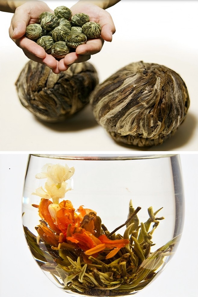Blooming teaball