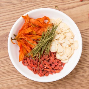 Premium Dual-Herbal Tea – Lily & Ginseng Blend (TCM-Inspired, Immune Support)