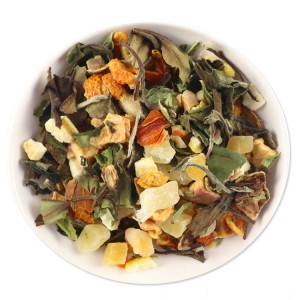 Green Orange & Spearmint Herbal Tea – Natural Ingredients, Customizable for Global Supply
